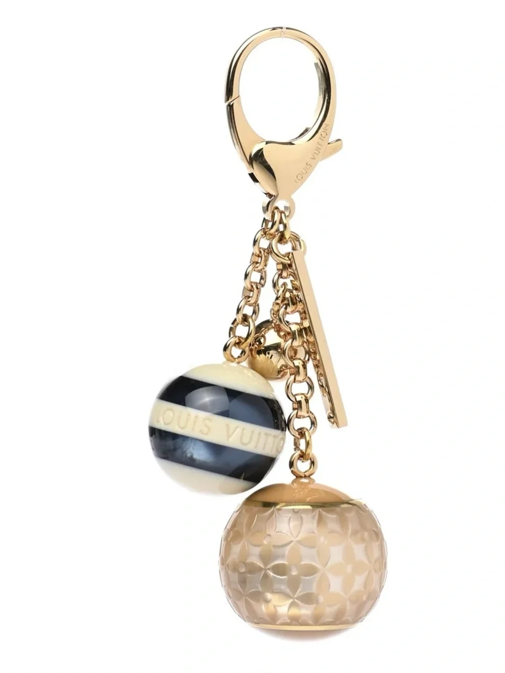 Louis Vuitton Mini Lin Croisette Bag Charm.